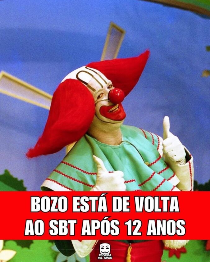 Bozo Est De Volta Ao Sbt Ap S Anos Floripa Mil Grau