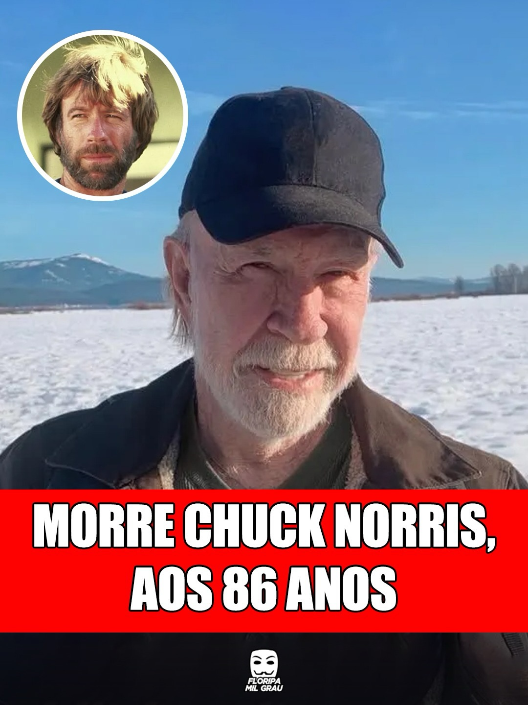 MORRE CHUCK NORRIS, AOS 86 ANOS