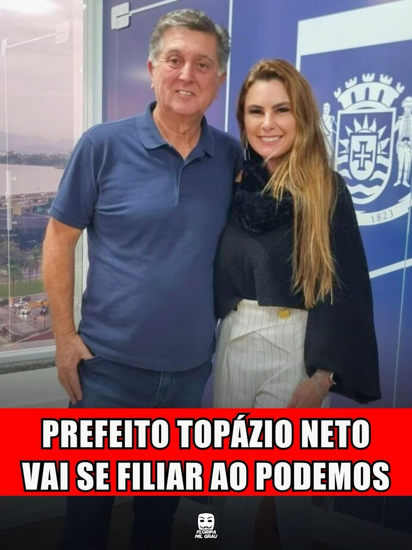 PREFEITO TOPÁZIO NETO VAI SE FILIAR AO PODEMOS