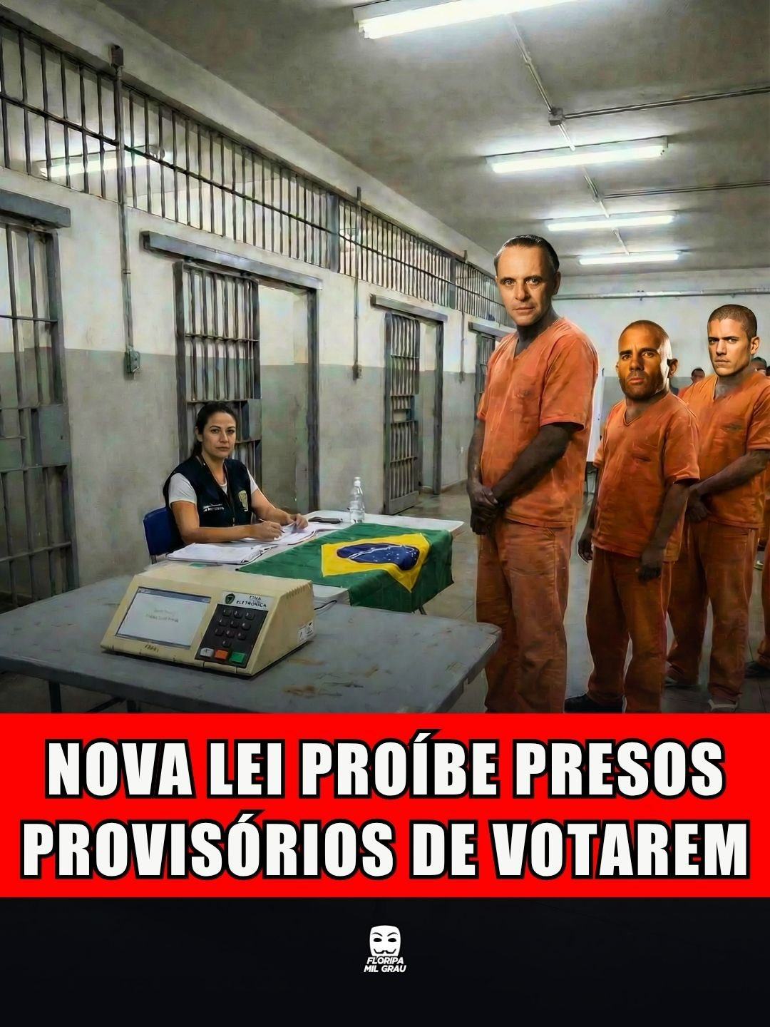 NOVA LEI PROÍBE PRESOS PROVISÓRIOS DE VOTAREM