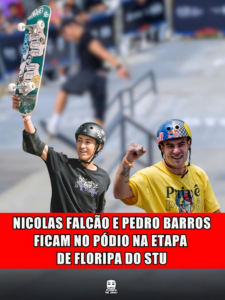 NICOLAR FALCÃO E PEDRO BARROS FICAM NO PÓDIO NA ETAPA DE FLORIPA DO STU