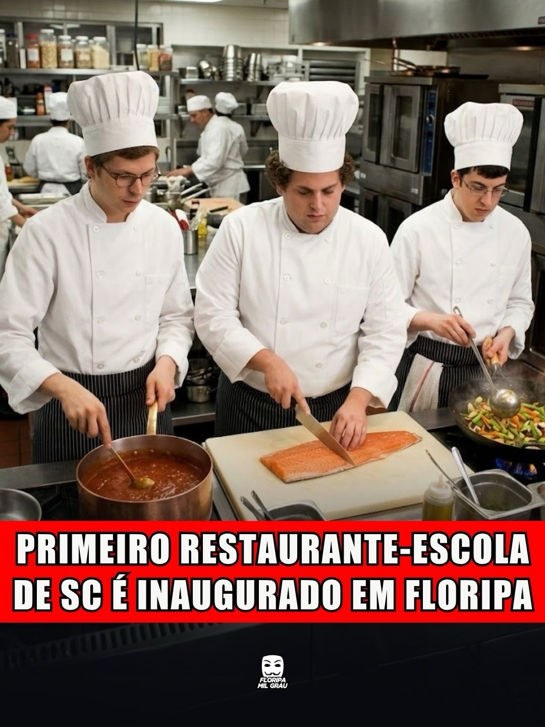 PRIMEIRO RESTAURANTE-ESCOLA DE SC É INAUGURADO EM FLORIPA