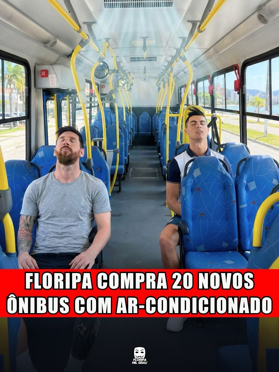 FLORIPA COMPRA 20 NOVOS ÔNIBUS COM AR-CONDICIONADO