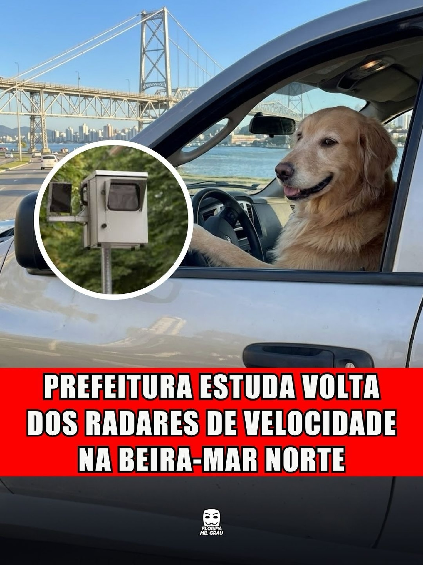 PREFEITURA ESTUDA VOLTA DOS RADARES DE VELOCIDADE NA BEIRA-MAR NORTE
