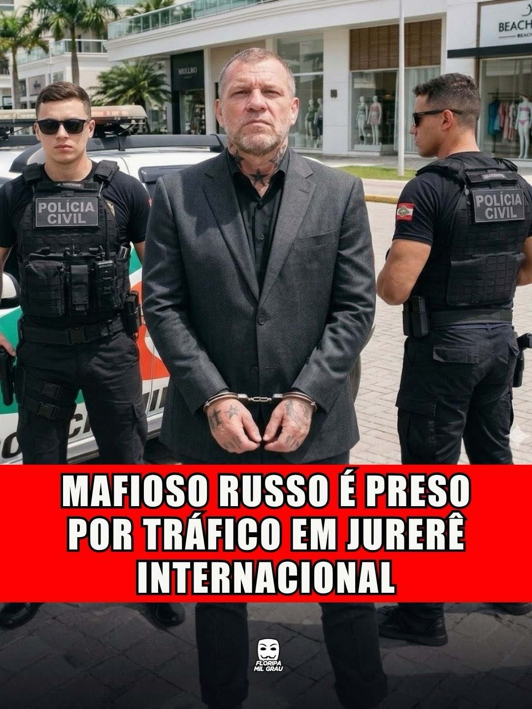 MAFIOSO RUSSO É PRESO POR TRÁFICO EM JURERÊ INTERNACIONAL