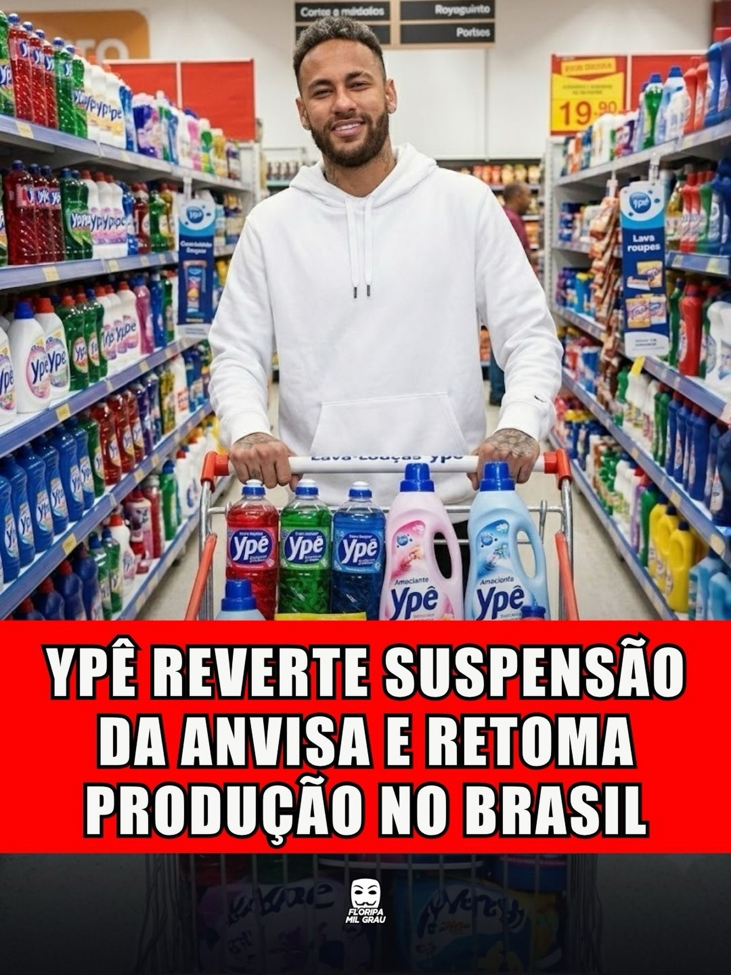 YPÊ REVERTE SUSPENSÃO DA ANVISA E RETOMA PRODUÇÃO NO BRASIL