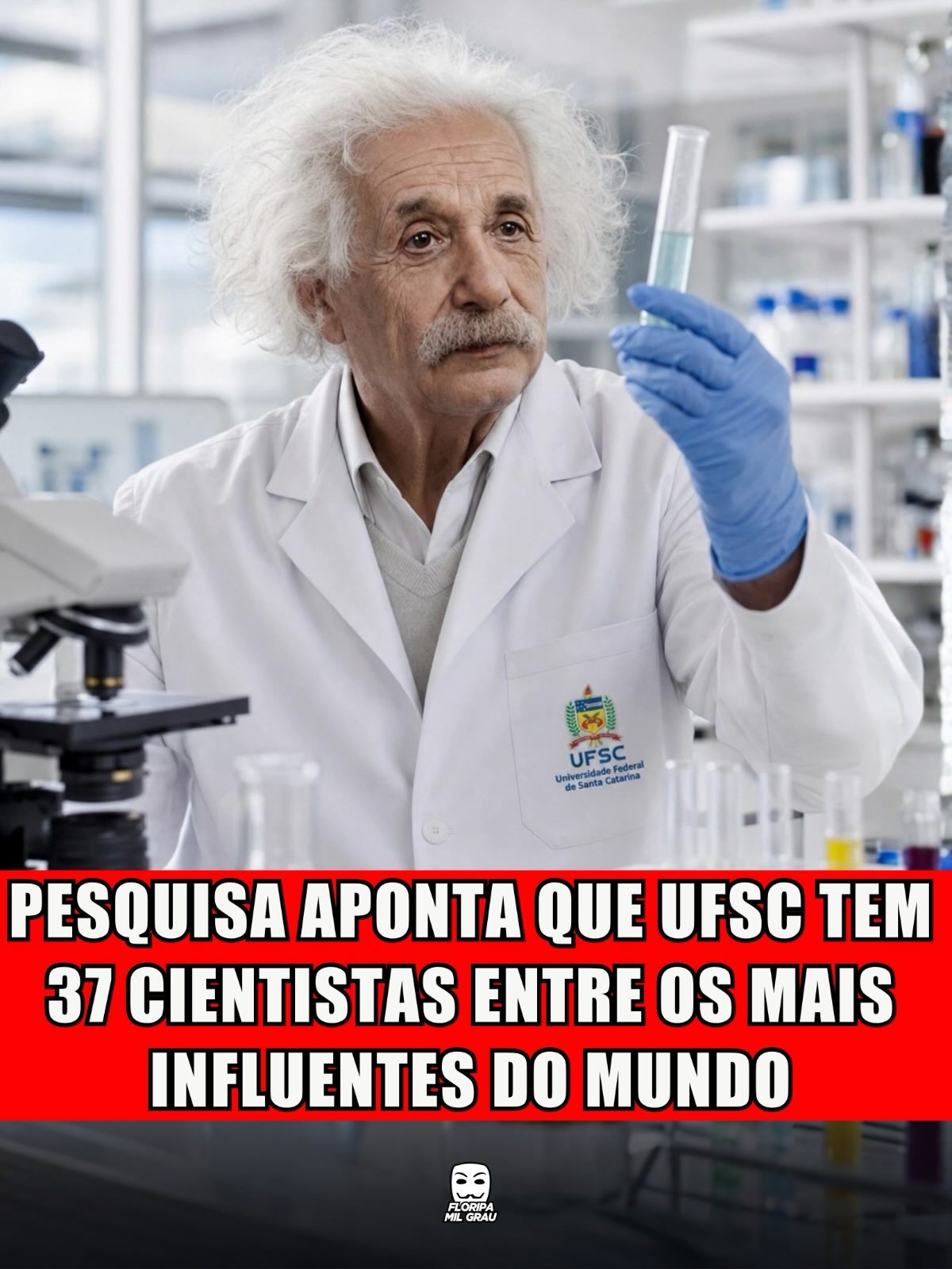 PESQUISA APONTA QUE UFSC TEM 37 CIENTISTAS ENTRE OS MAIS INFLUENTES DO MUNDO