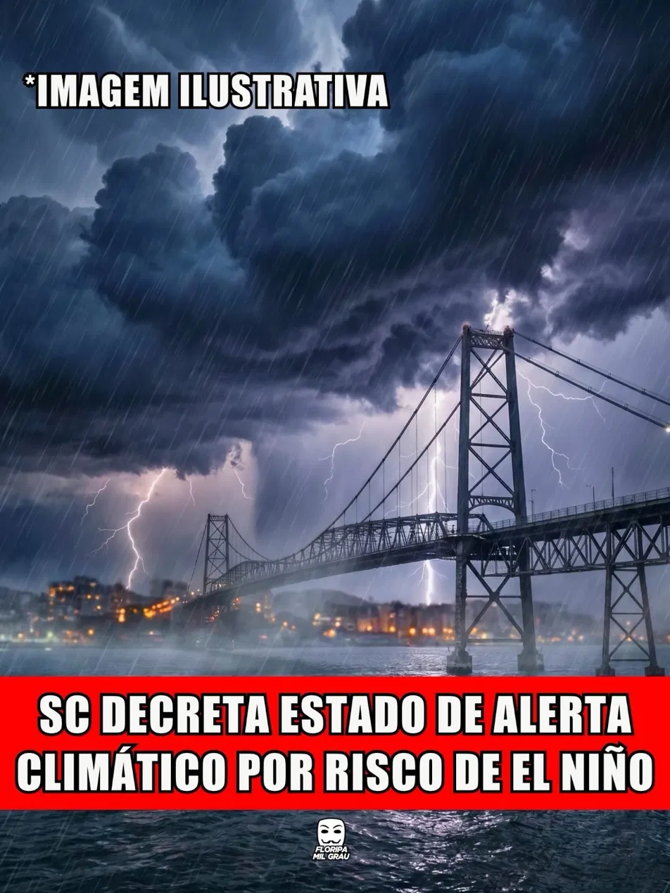 SC DECRETA ESTADO DE ALERTA CLIMÁTICO POR RISCO DE EL NIÑO