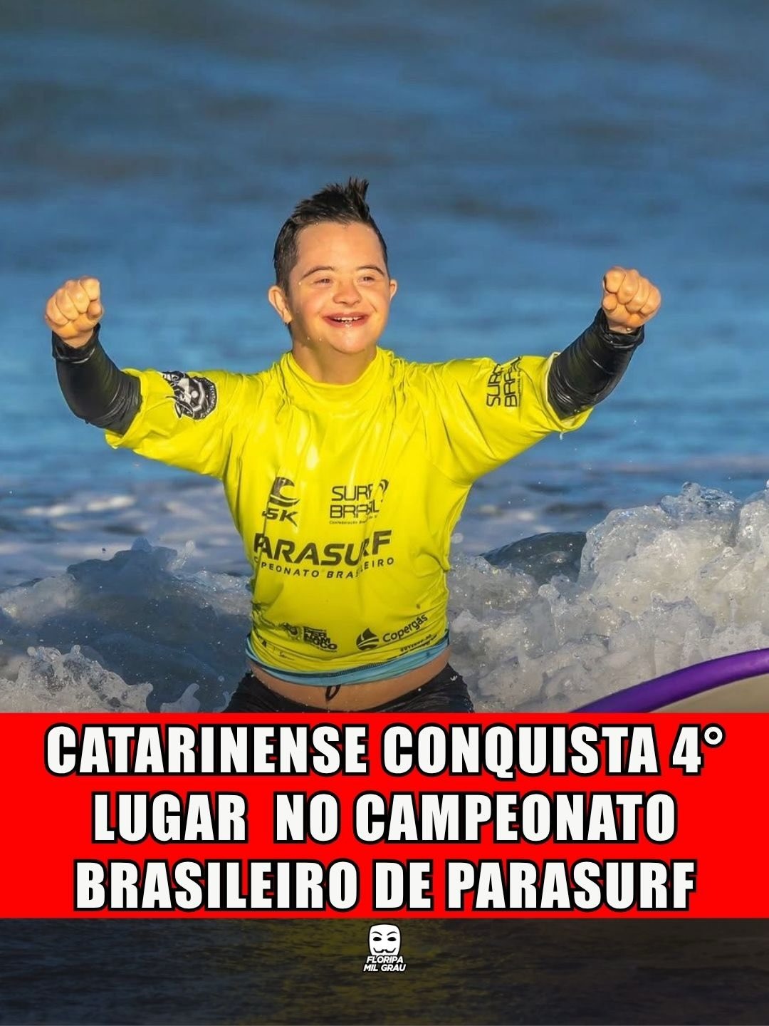 CATARINENSE CONQUISTA 4° LUGAR NO CAMPEONATO BRASILEIRO DE PARASURF