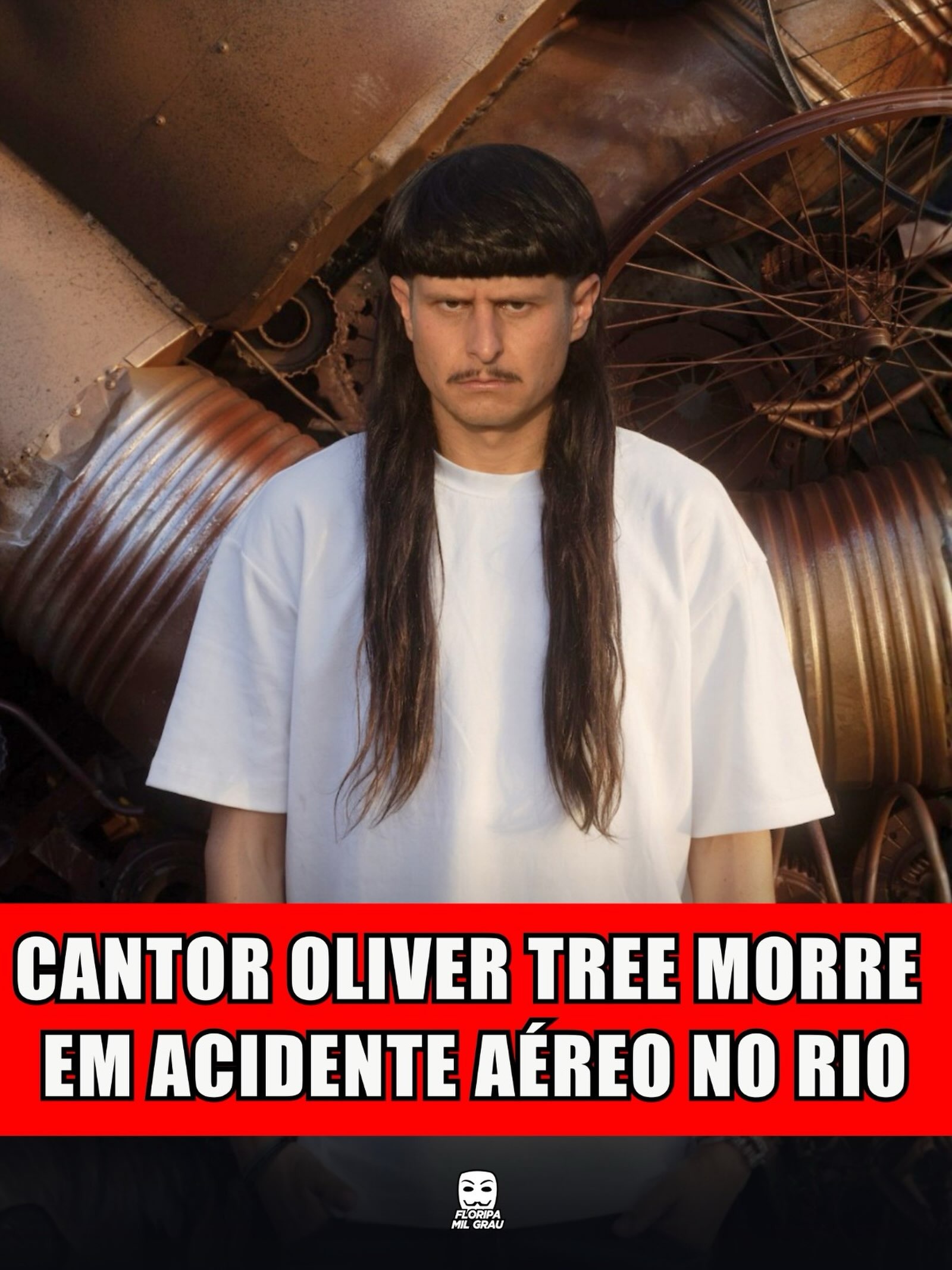 CANTOR OLIVER TREE MORRE EM ACIDENTE AÉREO NO RIO