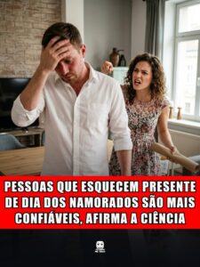 PESSOAS QUE ESQUECEM PRESENTE DE DIA DOS NAMORADOS SÃO MAIS CONFIÁVEIS, AFIRMA A CIÊNCIA