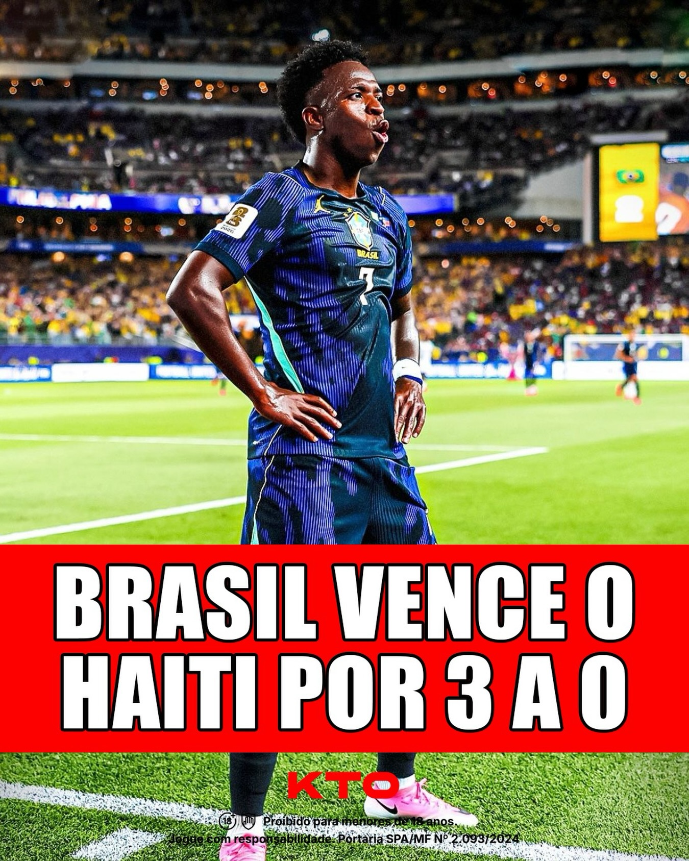 BRASIL VENCE O HAITI POR 3 A 0