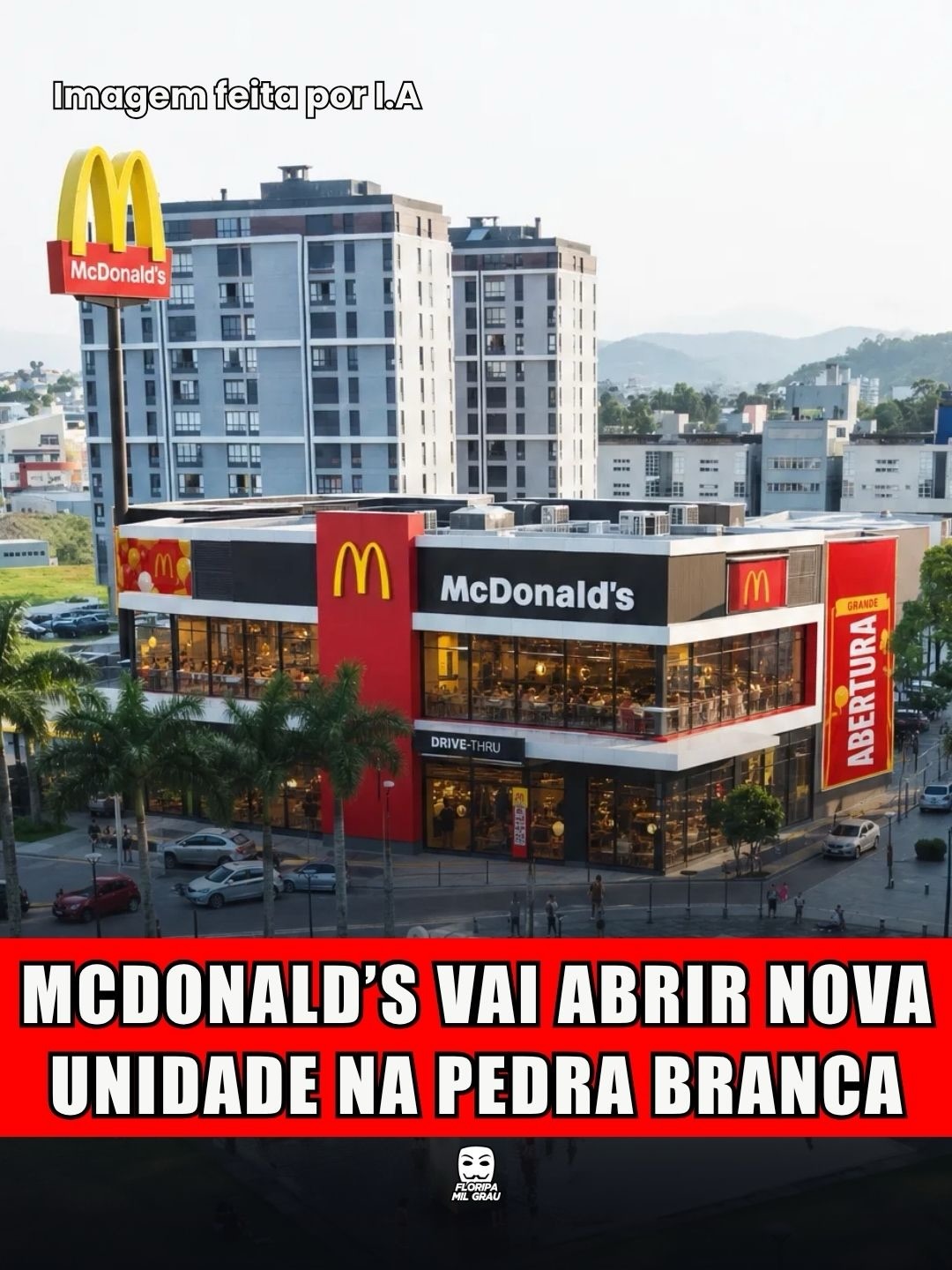 McDONALD'S VAI ABRIR NOVA UNIDADE NA PEDRA BRANCA