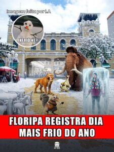 FLORIPA REGISTRA DIA MAIS FRIO DO ANO