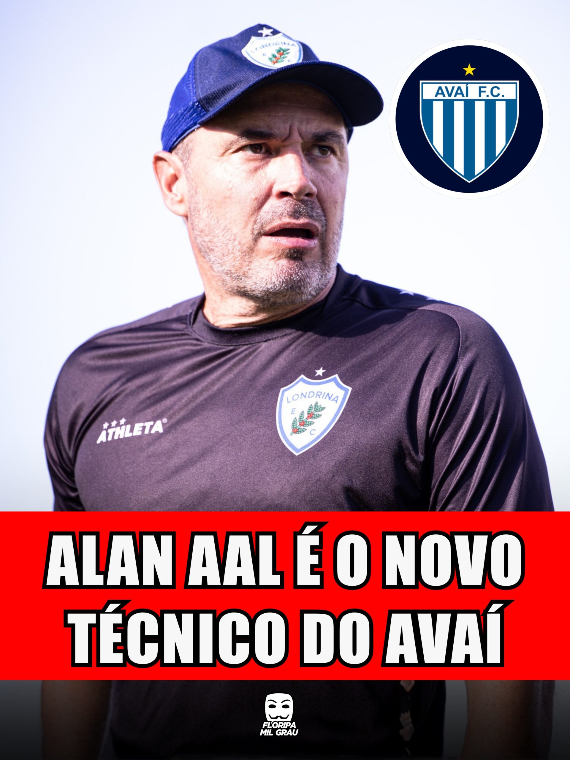 ALAN AAL É O NOVO TÉCNICO DO AVAÍ