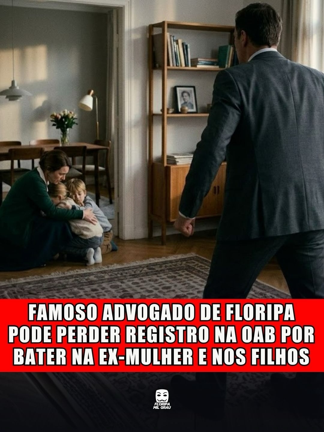 FAMOSO ADVOGADO DE FLORIPA PODE PERDER REGISTRO NA OAB POR BATER NA EX-MULHER E NOS FILHOS
