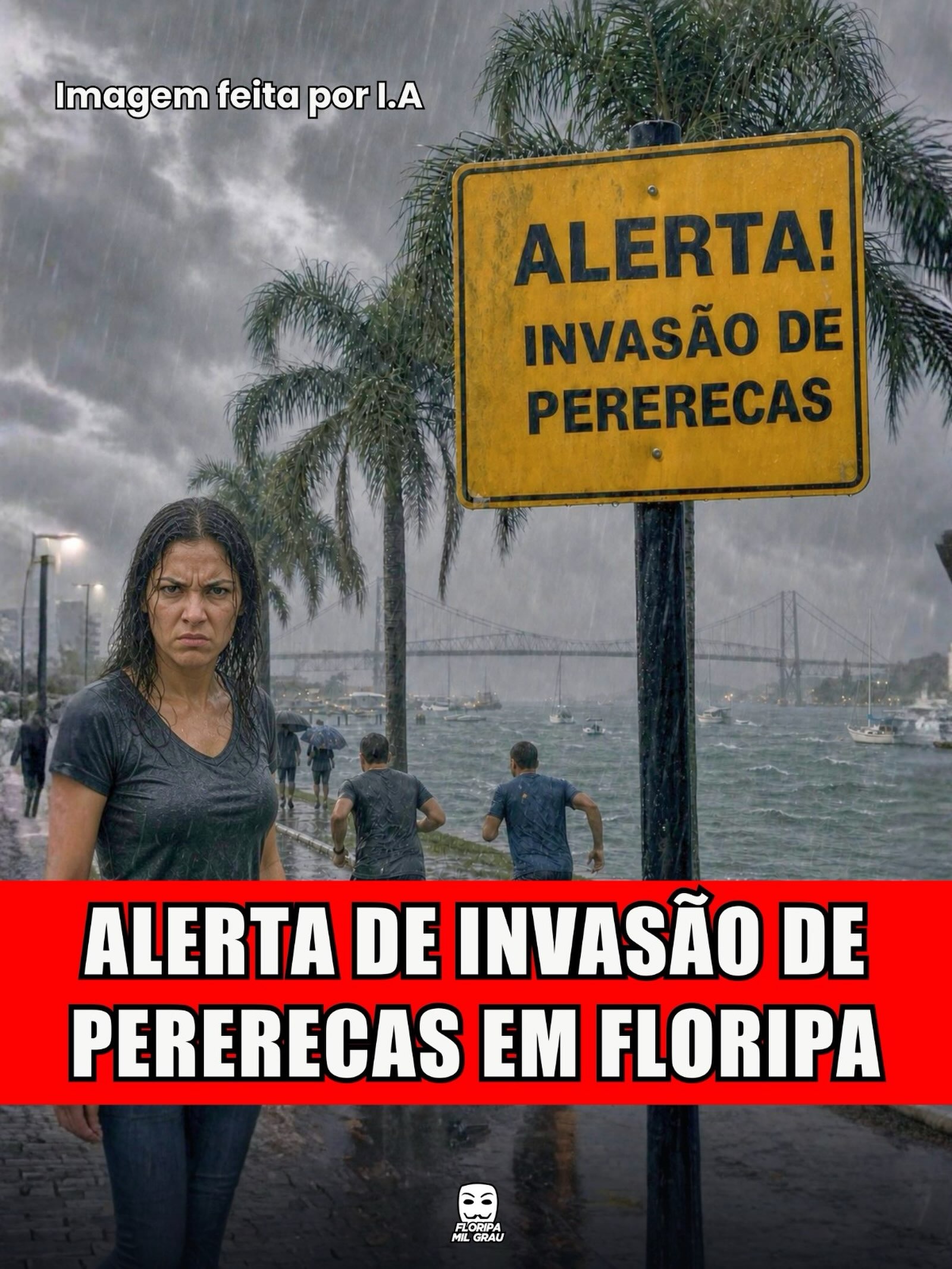 ALERTA DE INVASÃO DE PERERECAS EM FLORIPA