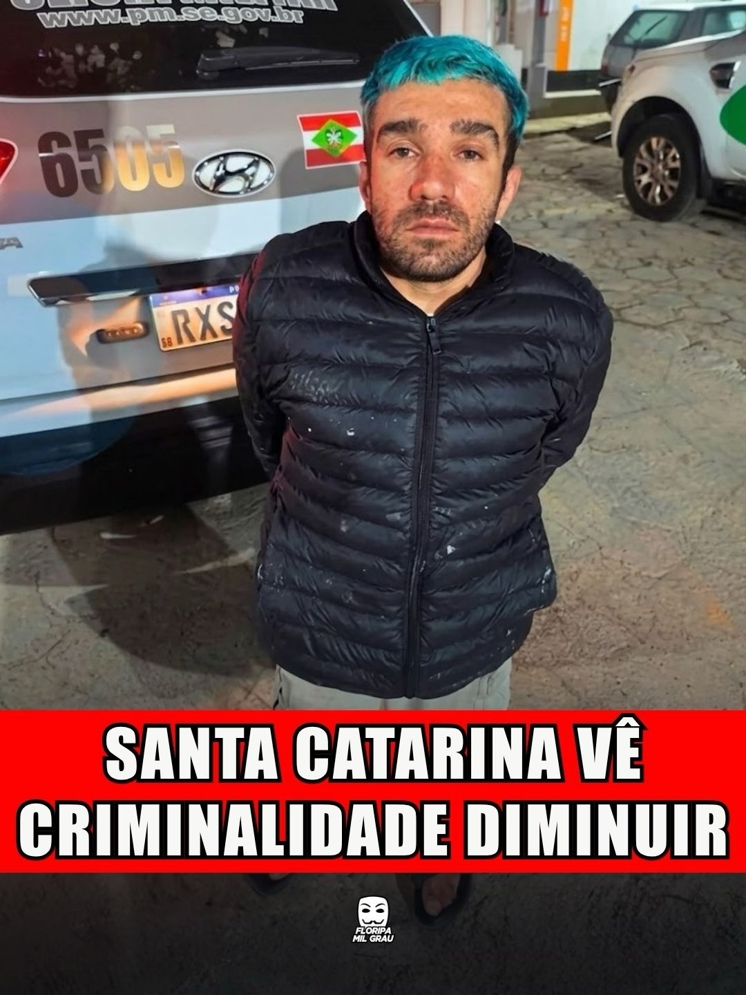 SANTA CATARINA VÊ CRIMINALIDADE DIMINUIR