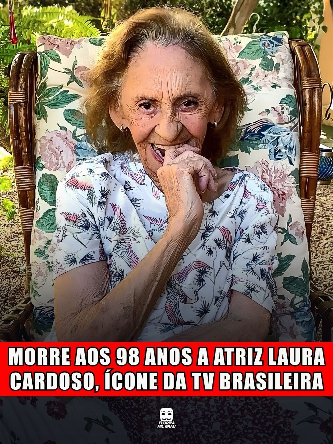 MORRE AOS 98 ANOS A ATRIZ LAURA CARDOSO, ÍCONE DA TV BRASILEIRA