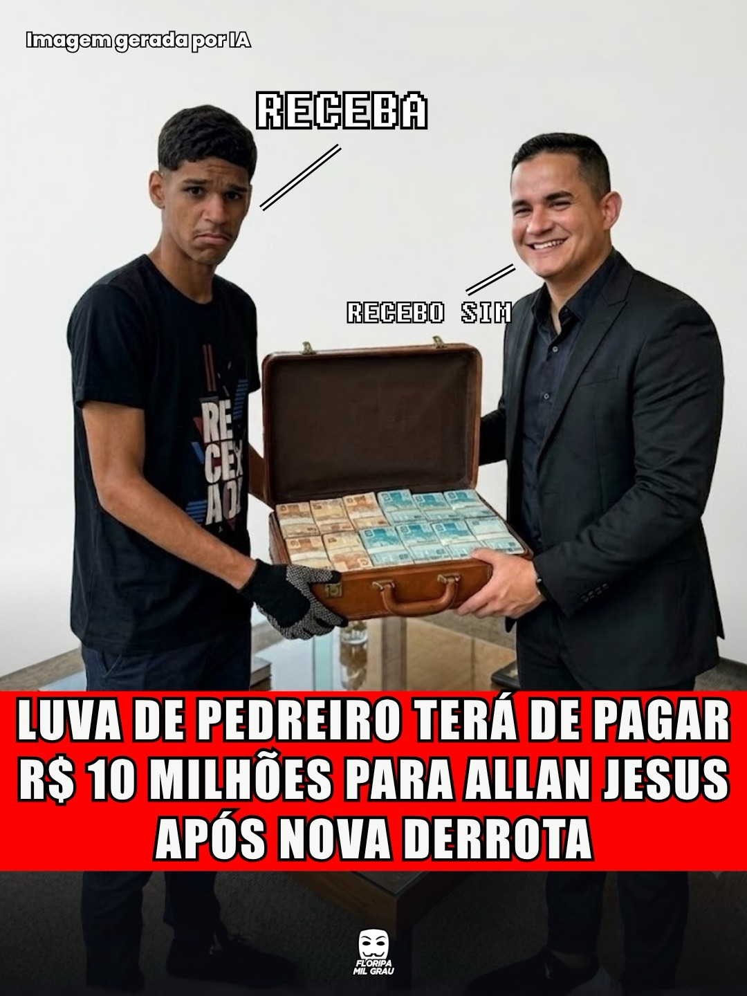 LUVA DE PEDREIRO TERÁ DE PAGAR R$ 10 MILHÕES PARA ALLAN JESUS APÓS NOVA DERROTA