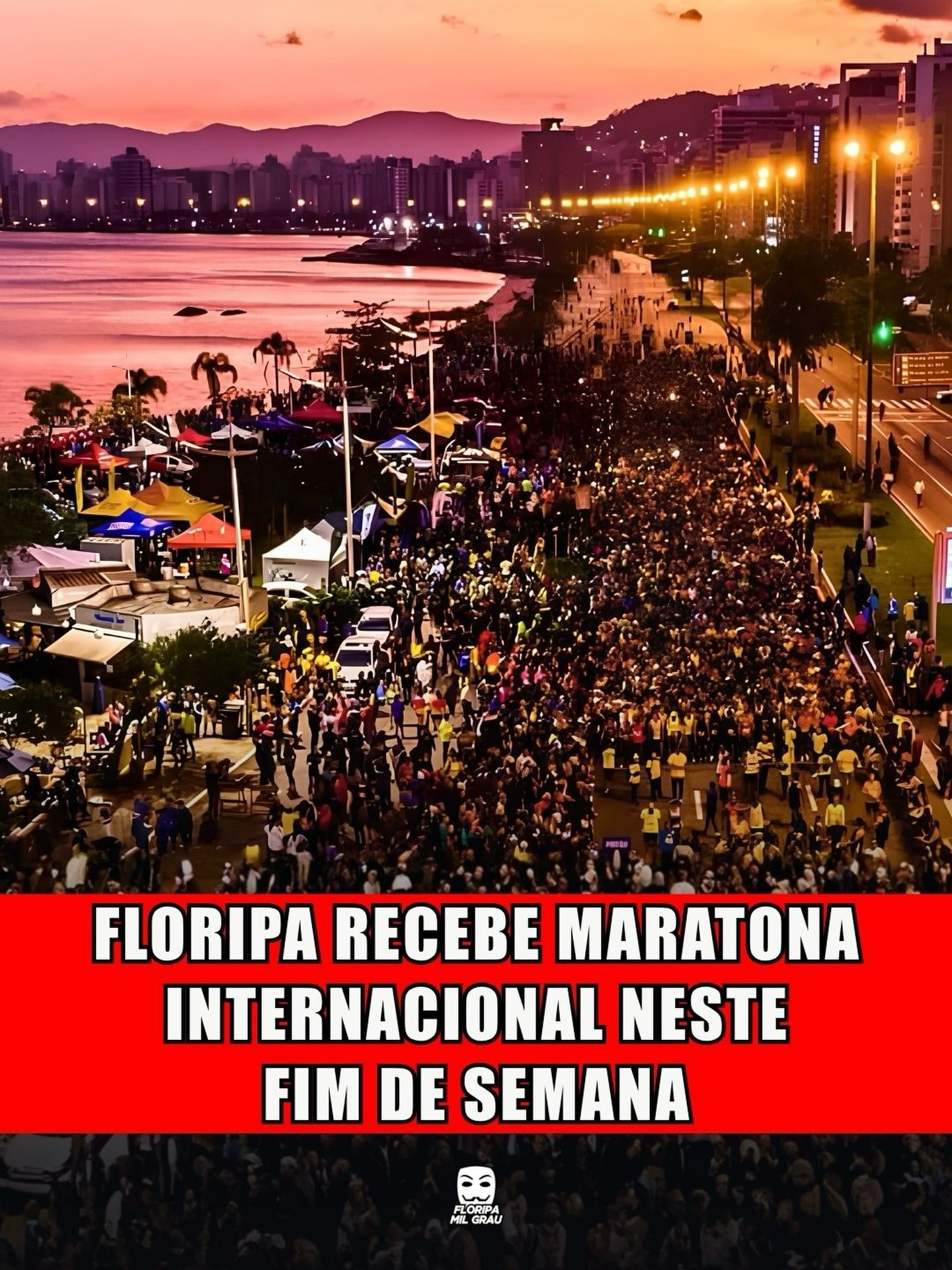 FLORIPA RECEBE MARATONA INTERNACIONAL NESTE FIM DE SEMANA