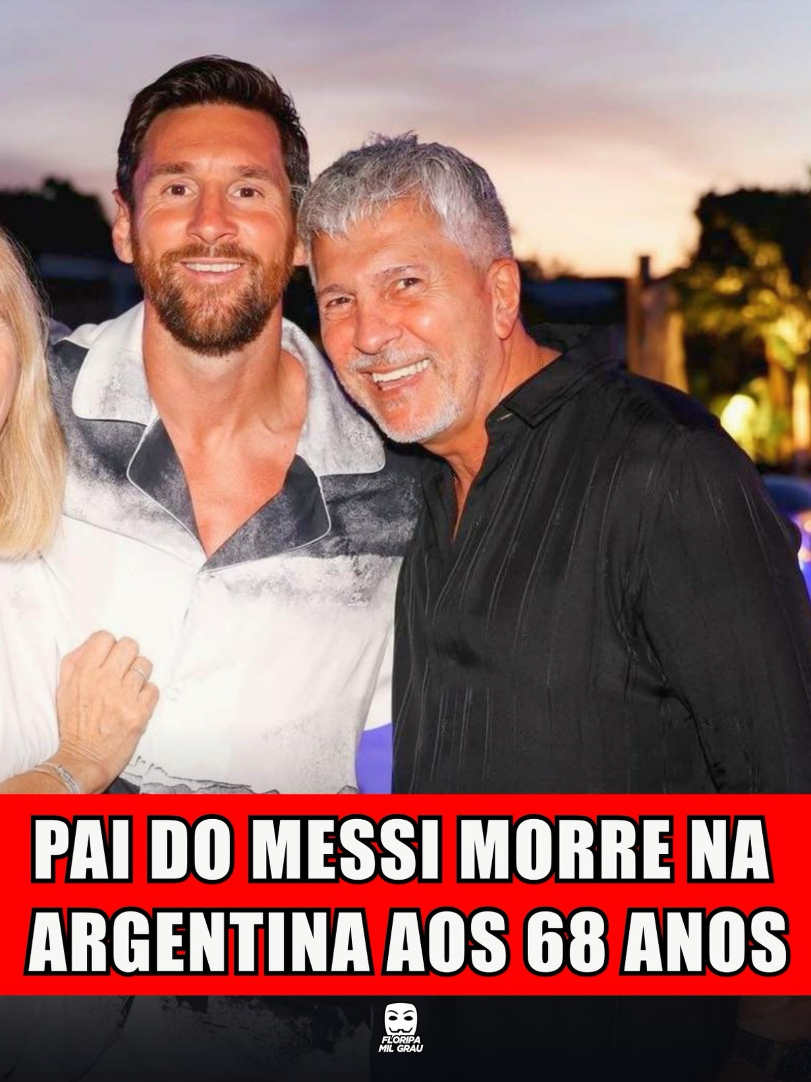 PAI DO MESSI MORRE NA ARGENTINA AOS 68 ANOS