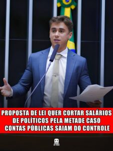PROPOSTA DE LEI QUER CORTAR SALÁRIOS DE POLÍTICOS PELA METADE CASO CONTAS PÚBLICAS SAIAM DO CONTROLE