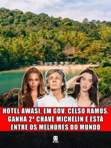 HOTEL AWASI, EM GOV. CELSO RAMOS, GANHA 2ª CHAVE MICHELIN E ESTÁ ENTRE OS MELHORES DO MUNDO