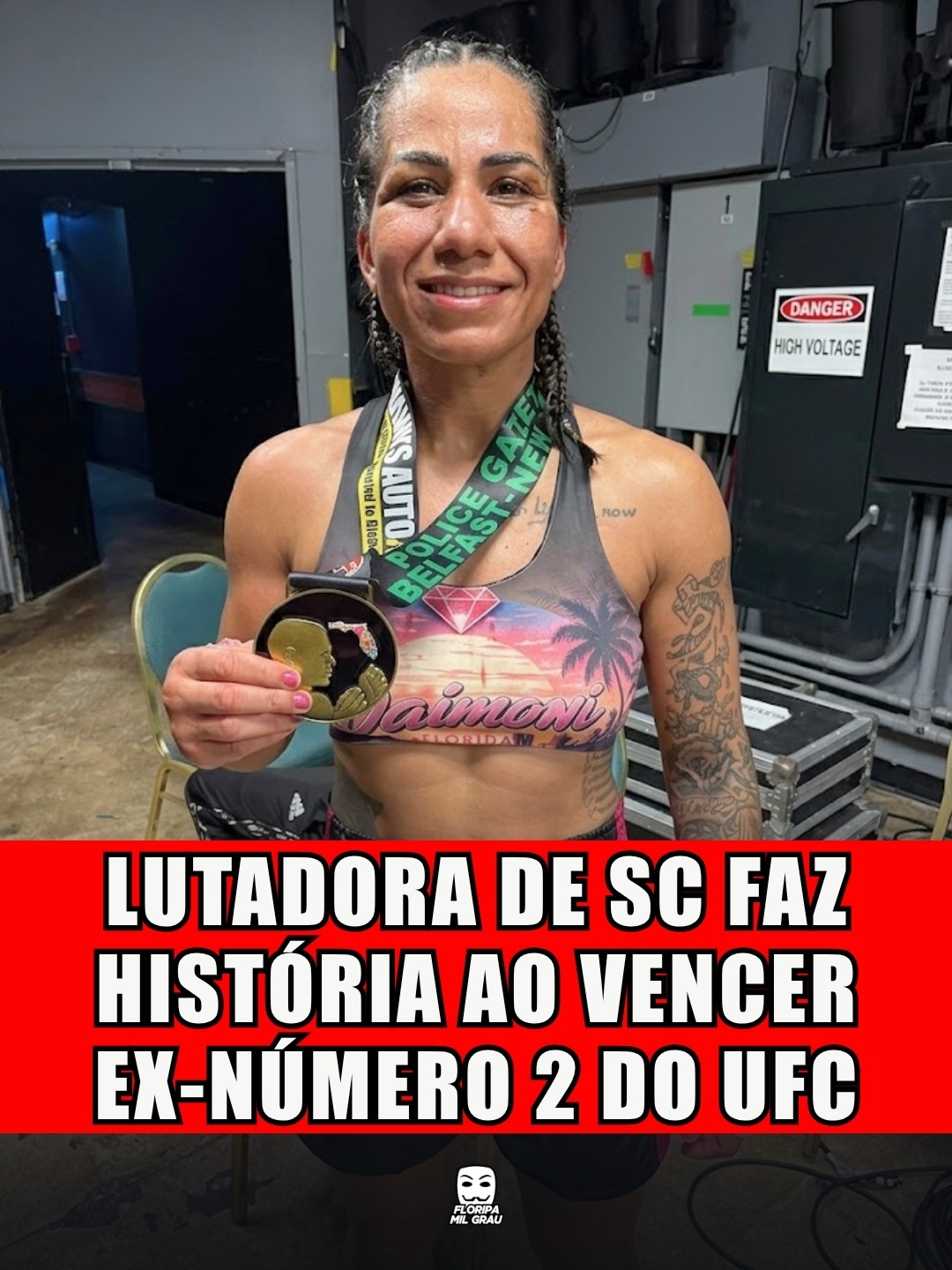 LUTADORA DE SC FAZ HISTÓRIA AO VENCER EX-NÚMERO 2 DO UFC