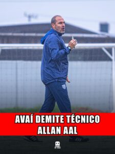 AVAÍ DEMITE TÉCNICO ALLAN AAL