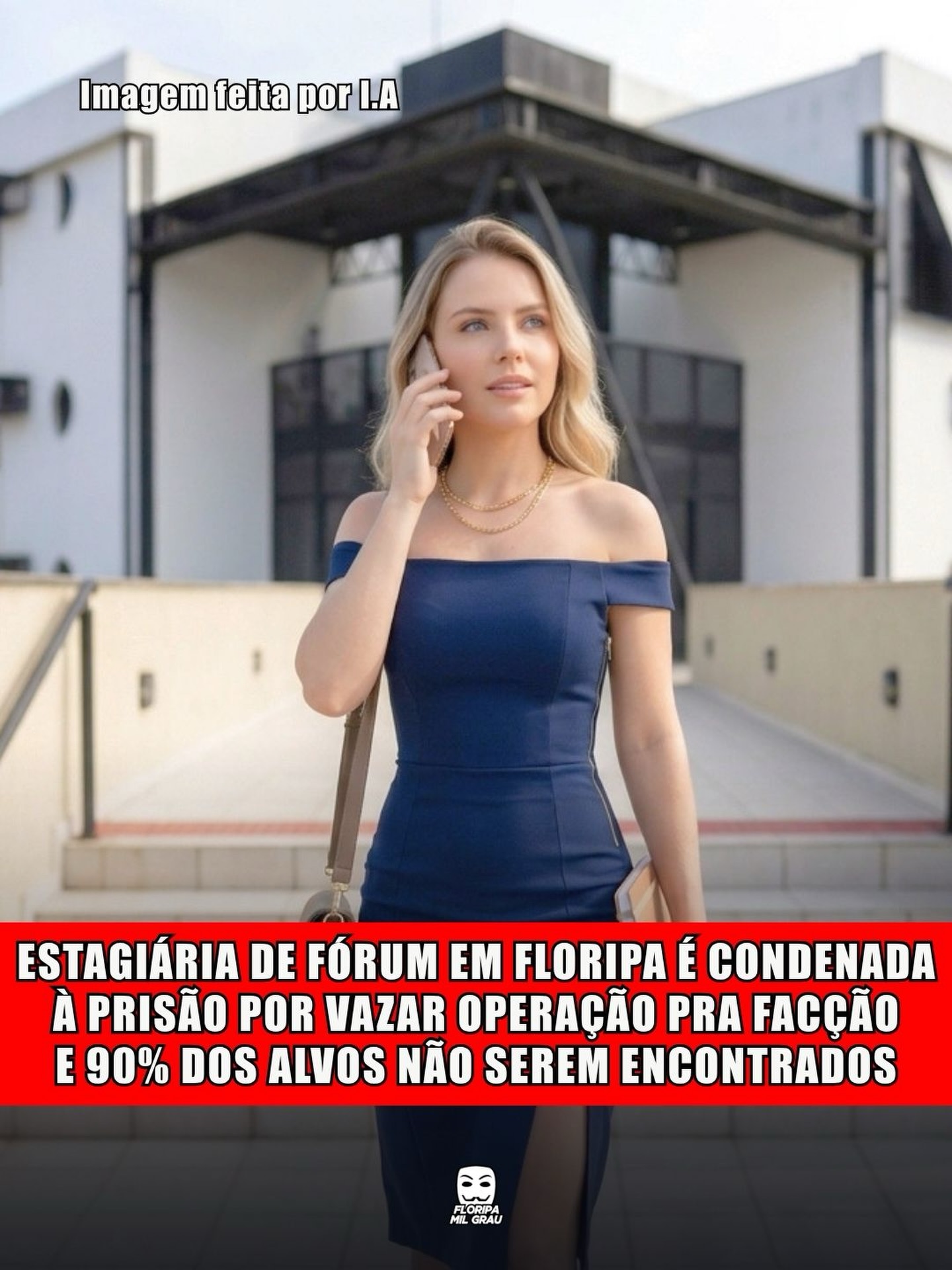 ESTAGIÁRIA DE FÓRUM EM FLORIPA É CONDENADA À PRISÃO POR VAZAR OPERAÇÃO PRA FACÇÃO E 90% DOS ALVOS NÃO SEREM ENCONTRADOS