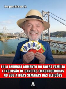 LULA ANUNCIA AUMENTO DO BOLSA FAMÍLIA E INCLUSÃO DE CANETAS EMAGRECEDORAS NO SUS A DUAS SEMANAS DAS ELEIÇÕES