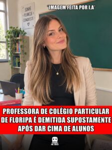PROFESSORA DE COLÉGIO PARTICULAR DE FLORIPA É DEMITIDA SUPOSTAMENTE APÓS DAR EM CIMA DE ALUNOS