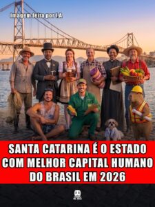 SANTA CATARINA É O ESTADO COM MELHOR CAPITAL HUMANO DO BRASIL EM 2026