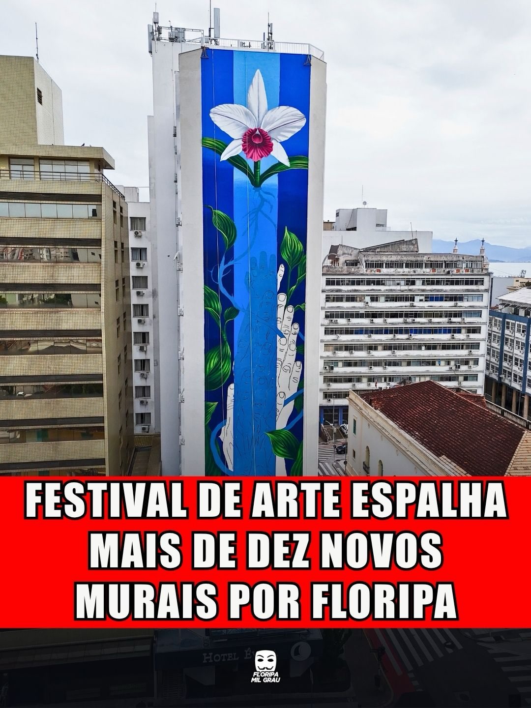 FESTIVAL DE ARTE ESPALHA MAIS DE DEZ NOVOS MURAIS POR FLORIPA
