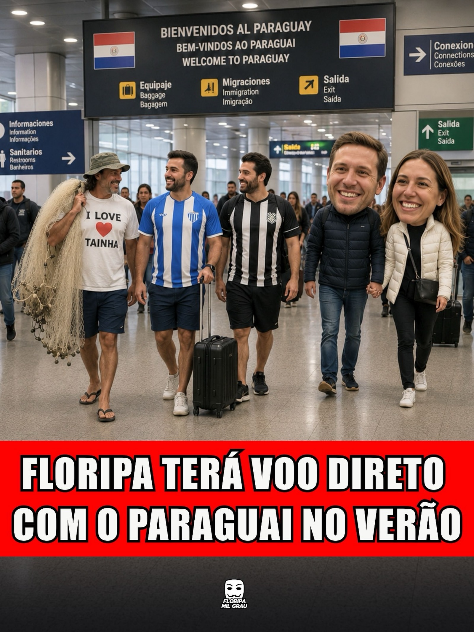 FLORIPA TERÁ VOO DIRETO COM O PARAGUAI NO VERÃO