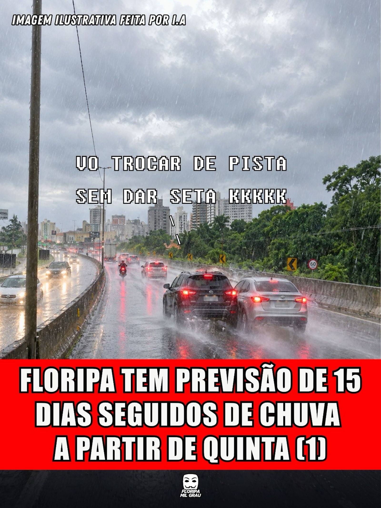 FLORIPA TEM PREVISÃO DE 15 DIAS SEGUIDOS DE CHUVA A PARTIR DE QUINTA (1)