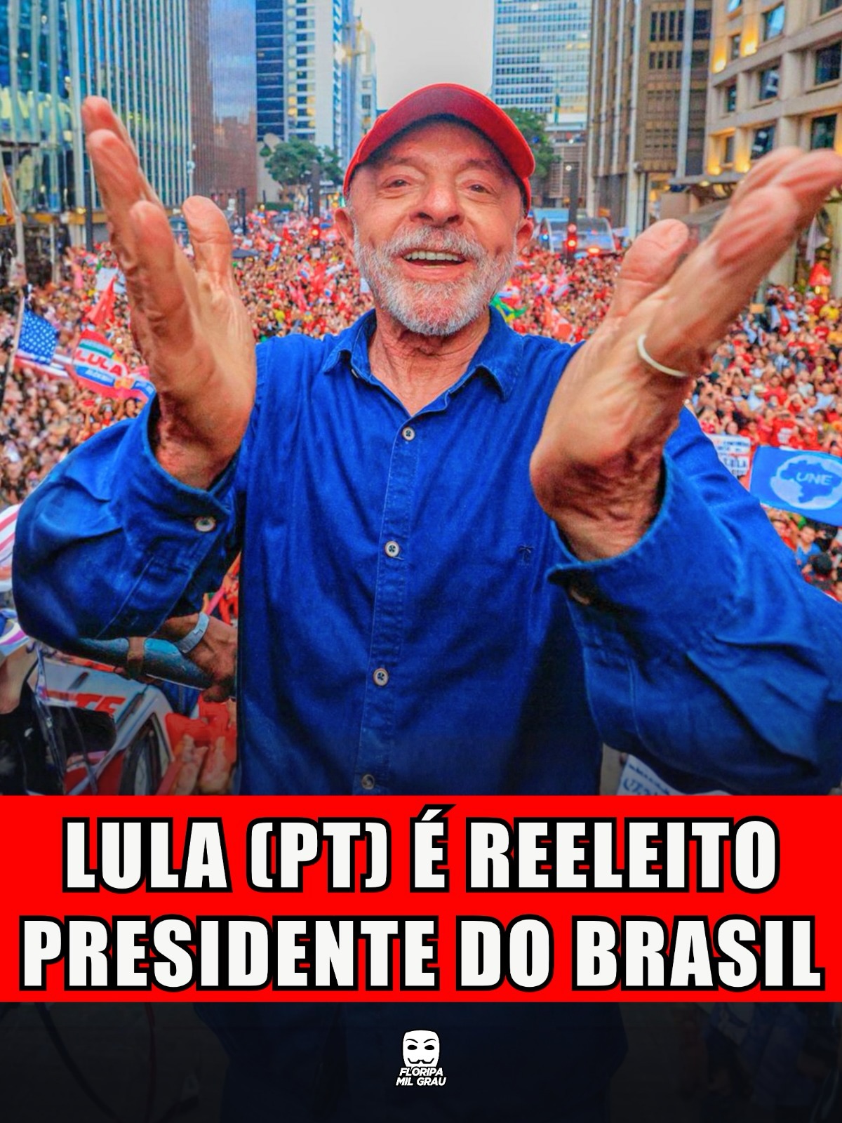 LULA (PT) É REELEITO PRESIDENTE DO BRASIL