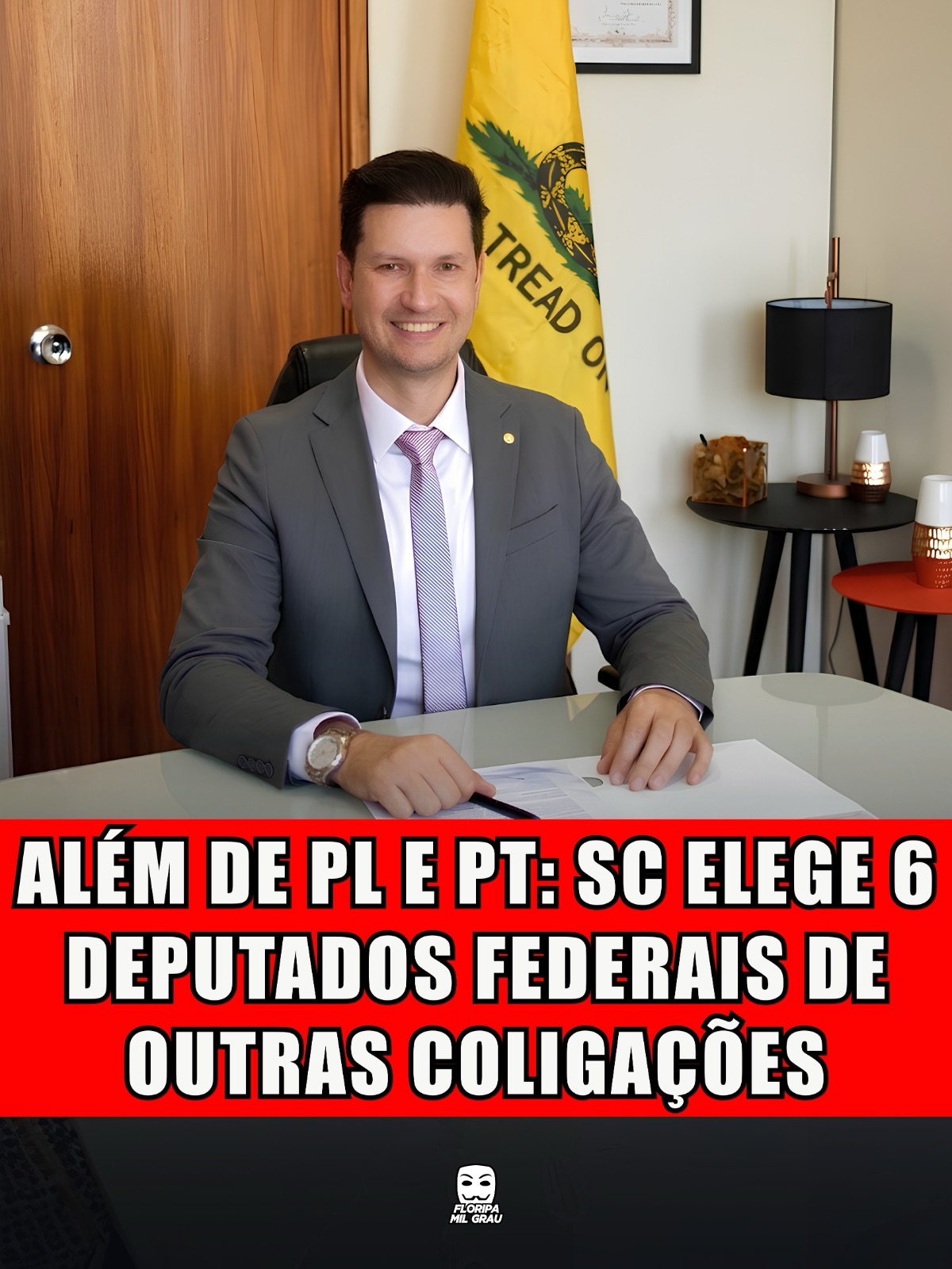 ALÉM DE PL E PT: SC ELEGE 6 DEPUTADOS FEDERAIS DE OUTRAS COLIGAÇÕES