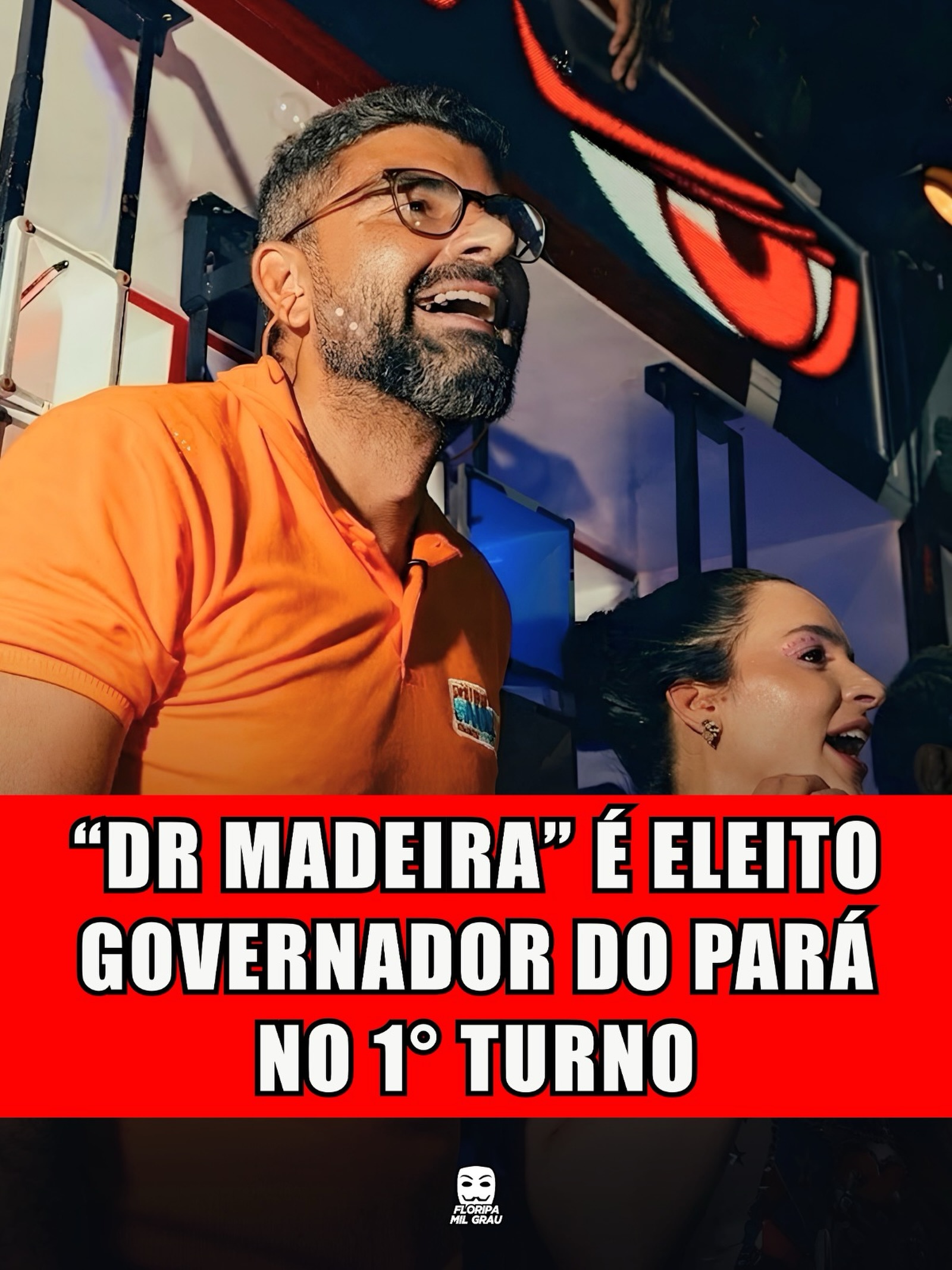 “DR MADEIRA” É ELEITO GOVERNADOR DO PARÁ NO 1° TURNO