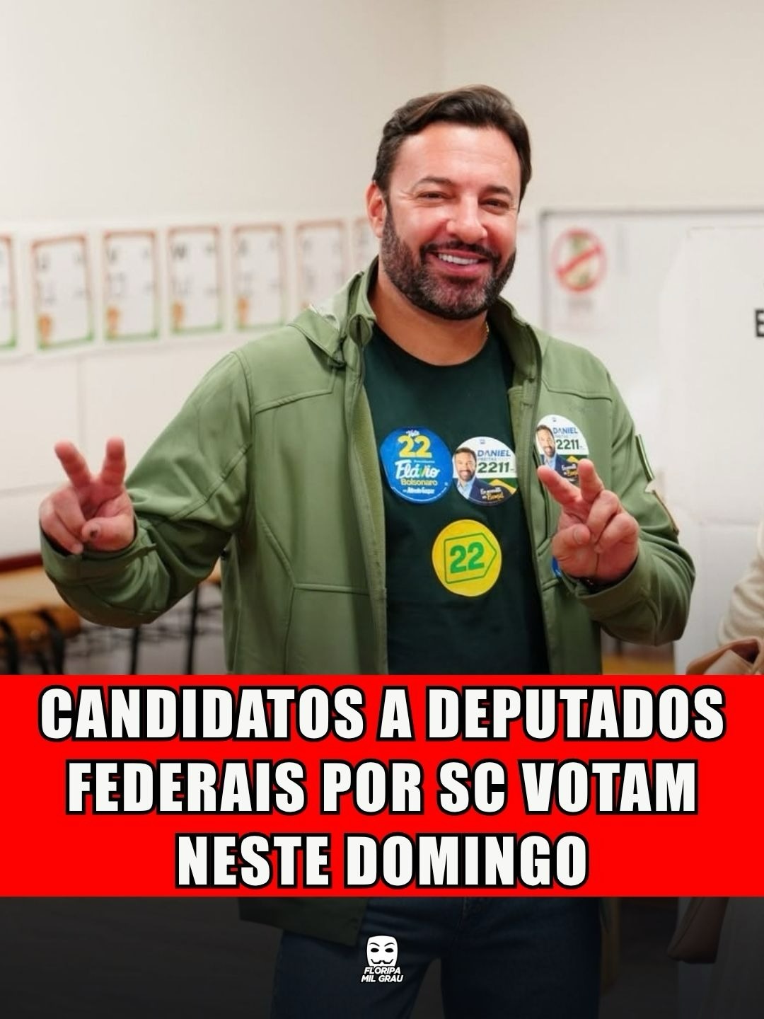 CANDIDATOS A DEPUTADOS FEDERAIS POR SC VOTAM NESTE DOMINGO