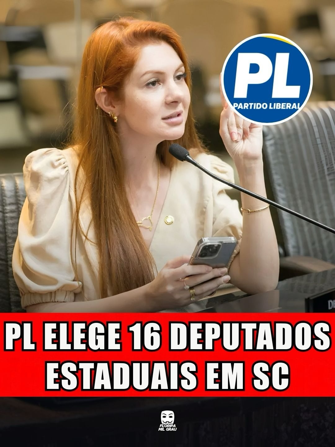 PL ELEGE 16 DEPUTADOS ESTADUAIS EM SC