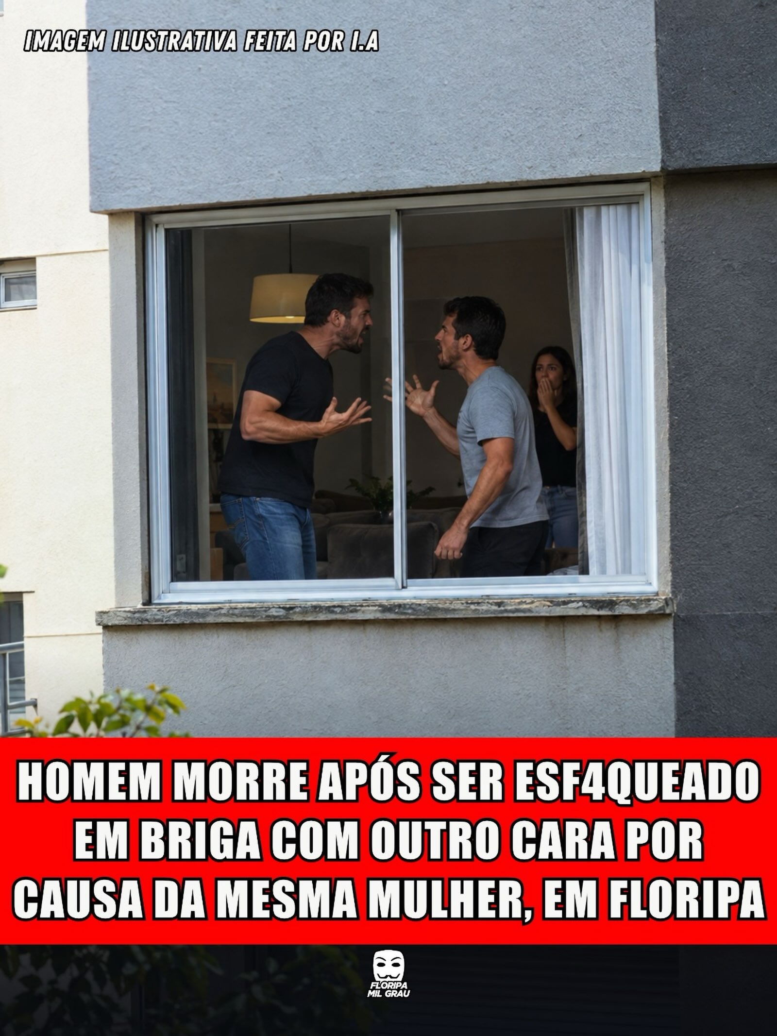 HOMEM MORRE APÓS SER ESF4QUEADO EM BRIGA COM OUTRO CARA POR CAUSA DA MESMA MULHER, EM FLORIPA