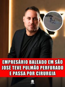 EMPRESÁRIO BALEADO EM SÃO JOSÉ TEVE PULMÃO PERFURADO E PASSA POR CIRURGIA