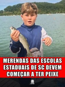 MERENDAS DAS ESCOLAS ESTADUAIS DE SC DEVEM COMEÇAR A TER PEIXE