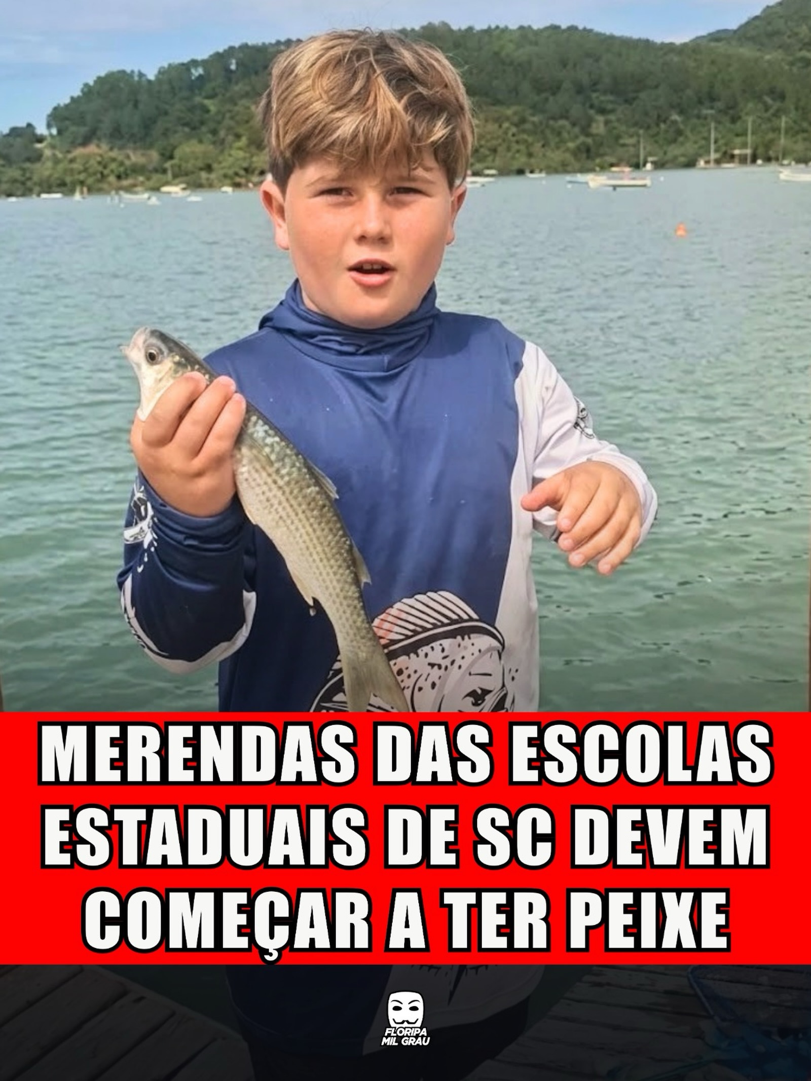 MERENDAS DAS ESCOLAS ESTADUAIS DE SC DEVEM COMEÇAR A TER PEIXE