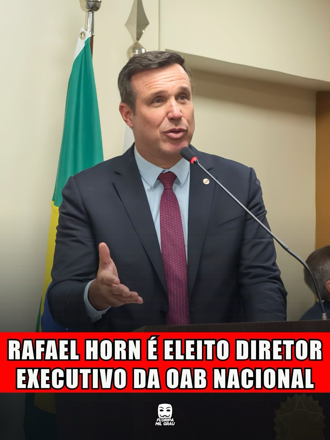 RAFAEL HORN É ELEITO DIRETOR EXECUTIVO DA OAB NACIONAL